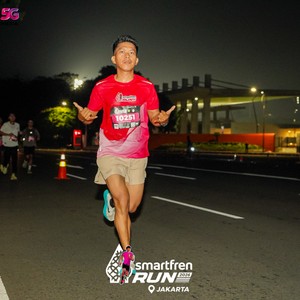 Race photo from SMARTFREN RUN 2026