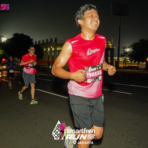 Race photo from SMARTFREN RUN 2026