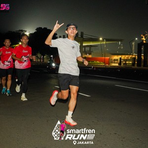 Race photo from SMARTFREN RUN 2026