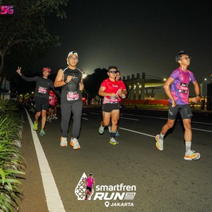 Race photo from SMARTFREN RUN 2026
