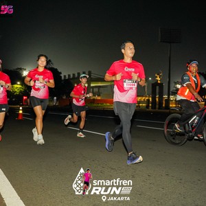 Race photo from SMARTFREN RUN 2026