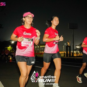Race photo from SMARTFREN RUN 2026