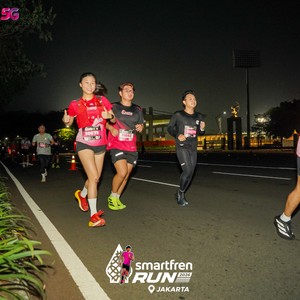 Race photo from SMARTFREN RUN 2026