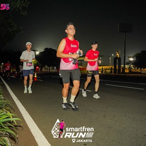 Race photo from SMARTFREN RUN 2026