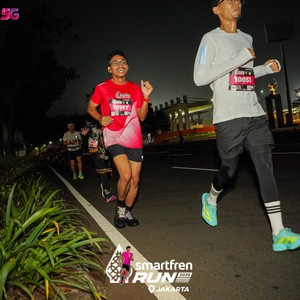 Race photo from SMARTFREN RUN 2026
