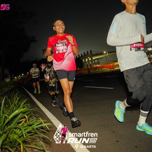 Race photo from SMARTFREN RUN 2026