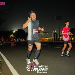 Race photo from SMARTFREN RUN 2026
