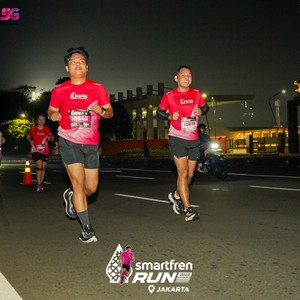 Race photo from SMARTFREN RUN 2026