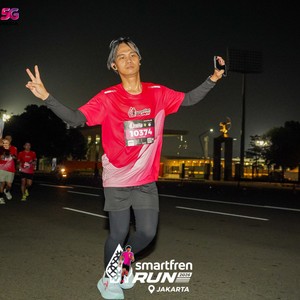 Race photo from SMARTFREN RUN 2026