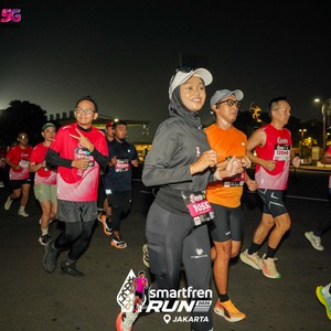 Race photo from SMARTFREN RUN 2026