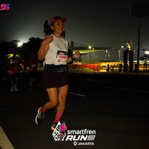 Race photo from SMARTFREN RUN 2026