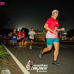 Race photo from SMARTFREN RUN 2026