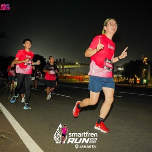 Race photo from SMARTFREN RUN 2026