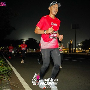 Race photo from SMARTFREN RUN 2026