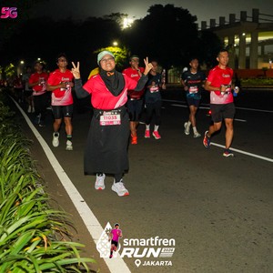 Race photo from SMARTFREN RUN 2026