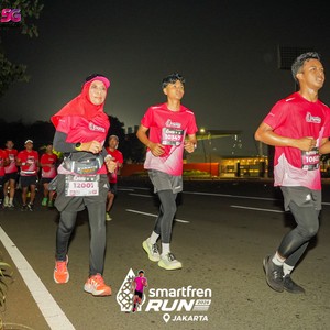 Race photo from SMARTFREN RUN 2026