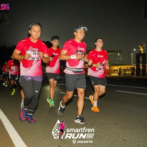 Race photo from SMARTFREN RUN 2026