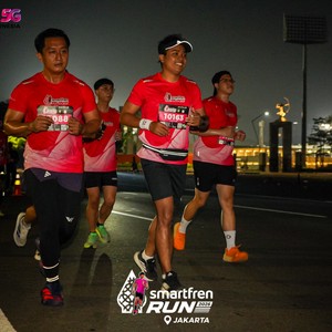 Race photo from SMARTFREN RUN 2026