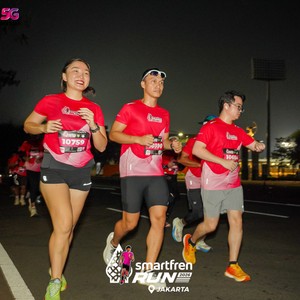 Race photo from SMARTFREN RUN 2026