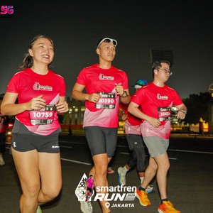 Race photo from SMARTFREN RUN 2026