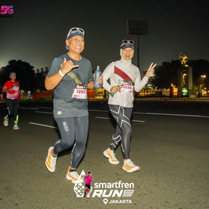 Race photo from SMARTFREN RUN 2026