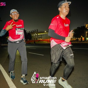 Race photo from SMARTFREN RUN 2026