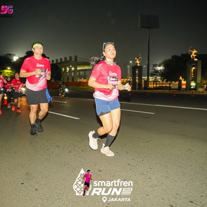 Race photo from SMARTFREN RUN 2026