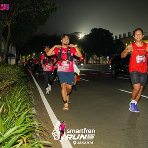 Race photo from SMARTFREN RUN 2026