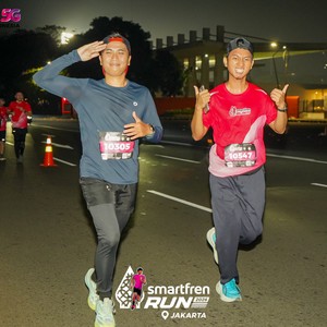 Race photo from SMARTFREN RUN 2026