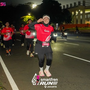 Race photo from SMARTFREN RUN 2026
