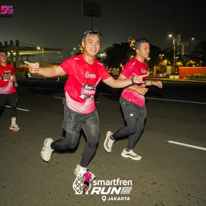 Race photo from SMARTFREN RUN 2026