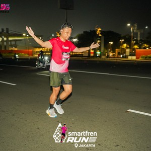 Race photo from SMARTFREN RUN 2026