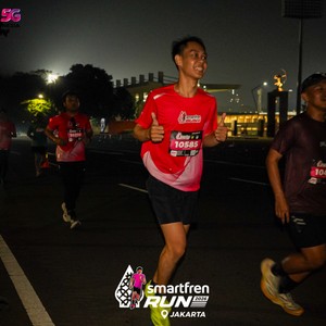 Race photo from SMARTFREN RUN 2026