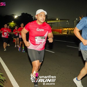 Race photo from SMARTFREN RUN 2026