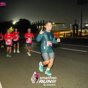 Race photo from SMARTFREN RUN 2026