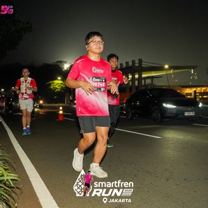 Race photo from SMARTFREN RUN 2026