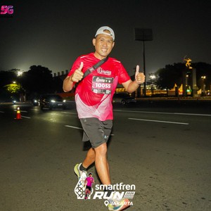 Race photo from SMARTFREN RUN 2026
