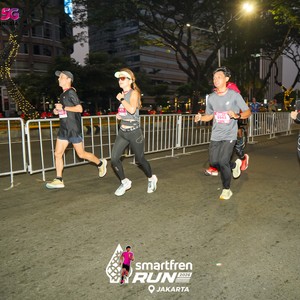 Race photo from SMARTFREN RUN 2026