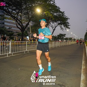 Race photo from SMARTFREN RUN 2026