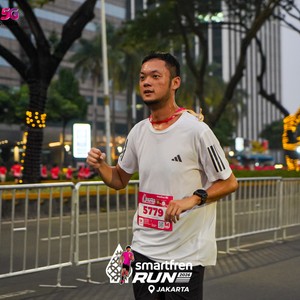 Race photo from SMARTFREN RUN 2026