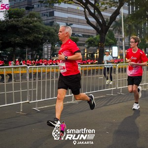 Race photo from SMARTFREN RUN 2026