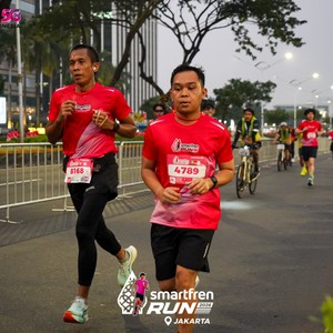Race photo from SMARTFREN RUN 2026