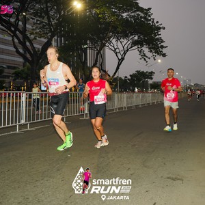 Race photo from SMARTFREN RUN 2026