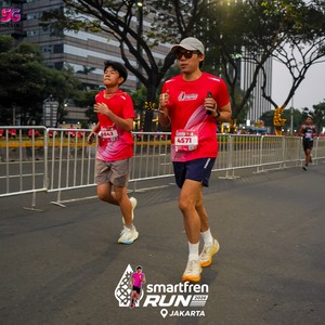 Race photo from SMARTFREN RUN 2026