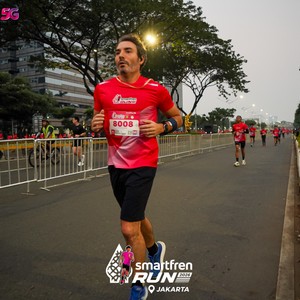 Race photo from SMARTFREN RUN 2026