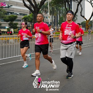Race photo from SMARTFREN RUN 2026