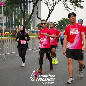 Race photo from SMARTFREN RUN 2026