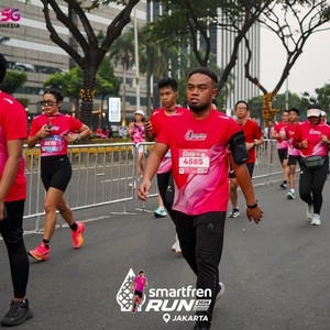 Race photo from SMARTFREN RUN 2026