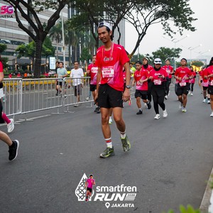 Race photo from SMARTFREN RUN 2026