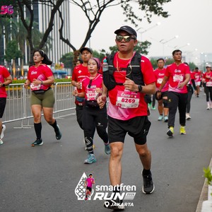 Race photo from SMARTFREN RUN 2026